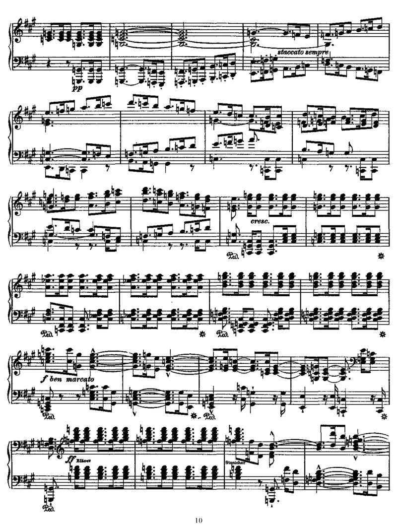 SymphonyNo7inA(Beethoven)_一万首著名钢琴曲谱哈农贝多芬合集视频教学电子版高清无水印可打印_1古典钢琴知名音乐家谱_李斯特钢琴谱全集_改编贝多芬