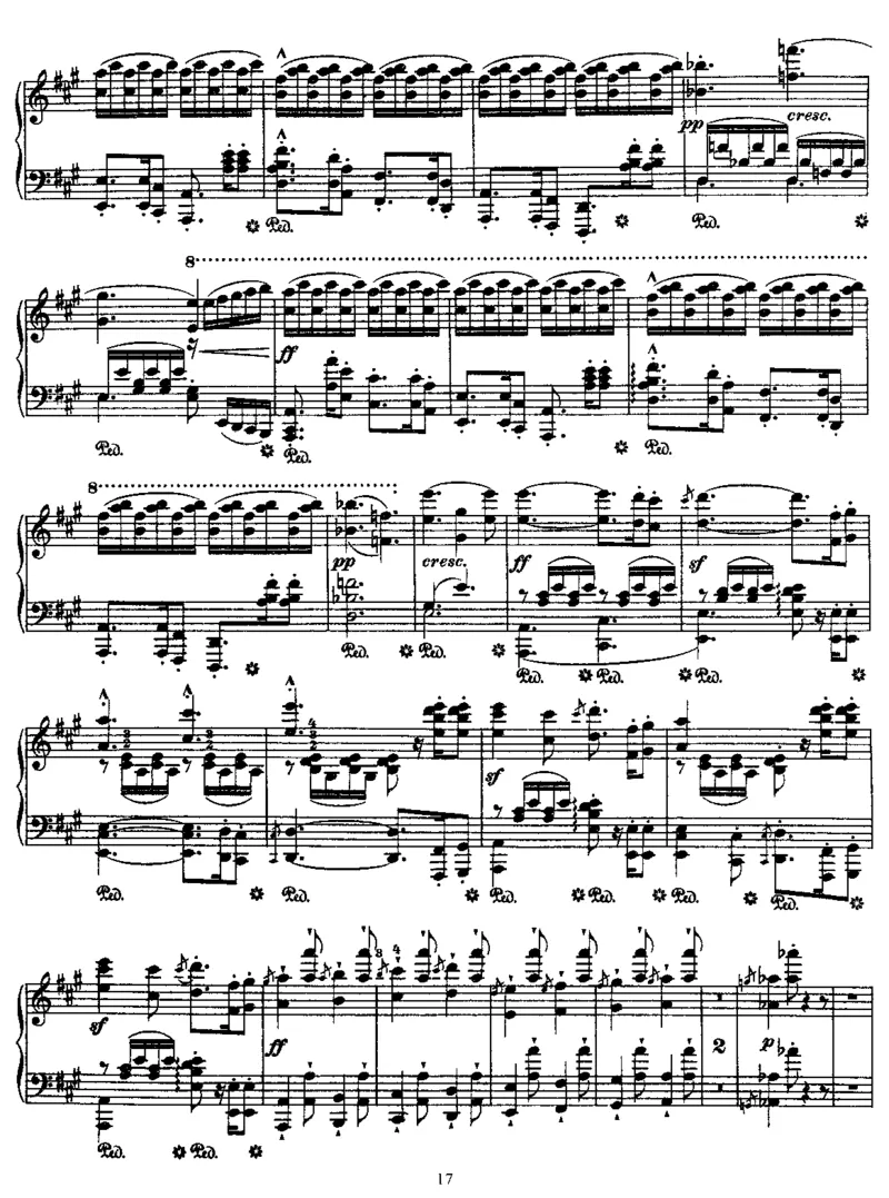 SymphonyNo7inA(Beethoven)_一万首著名钢琴曲谱哈农贝多芬合集视频教学电子版高清无水印可打印_1古典钢琴知名音乐家谱_李斯特钢琴谱全集_改编贝多芬