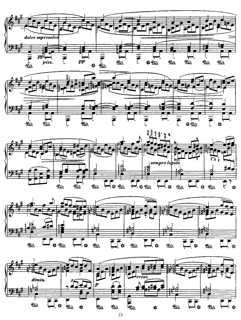 SymphonyNo7inA(Beethoven)_一万首著名钢琴曲谱哈农贝多芬合集视频教学电子版高清无水印可打印_1古典钢琴知名音乐家谱_李斯特钢琴谱全集_改编贝多芬