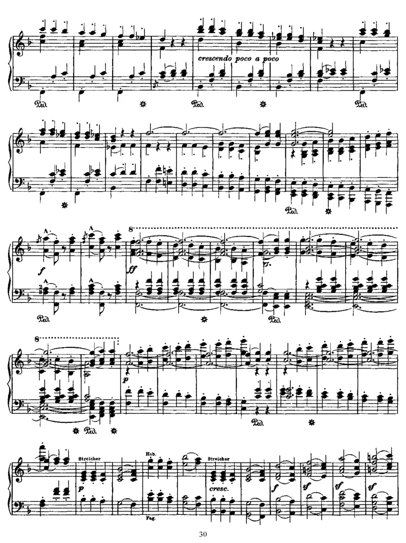 SymphonyNo7inA(Beethoven)_一万首著名钢琴曲谱哈农贝多芬合集视频教学电子版高清无水印可打印_1古典钢琴知名音乐家谱_李斯特钢琴谱全集_改编贝多芬