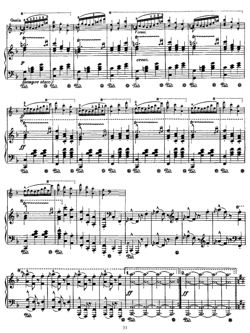 SymphonyNo7inA(Beethoven)_一万首著名钢琴曲谱哈农贝多芬合集视频教学电子版高清无水印可打印_1古典钢琴知名音乐家谱_李斯特钢琴谱全集_改编贝多芬