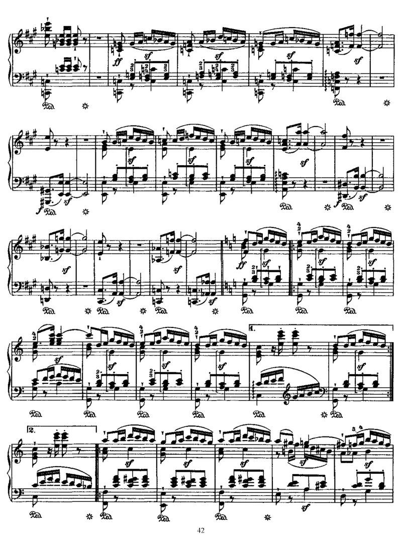 SymphonyNo7inA(Beethoven)_一万首著名钢琴曲谱哈农贝多芬合集视频教学电子版高清无水印可打印_1古典钢琴知名音乐家谱_李斯特钢琴谱全集_改编贝多芬