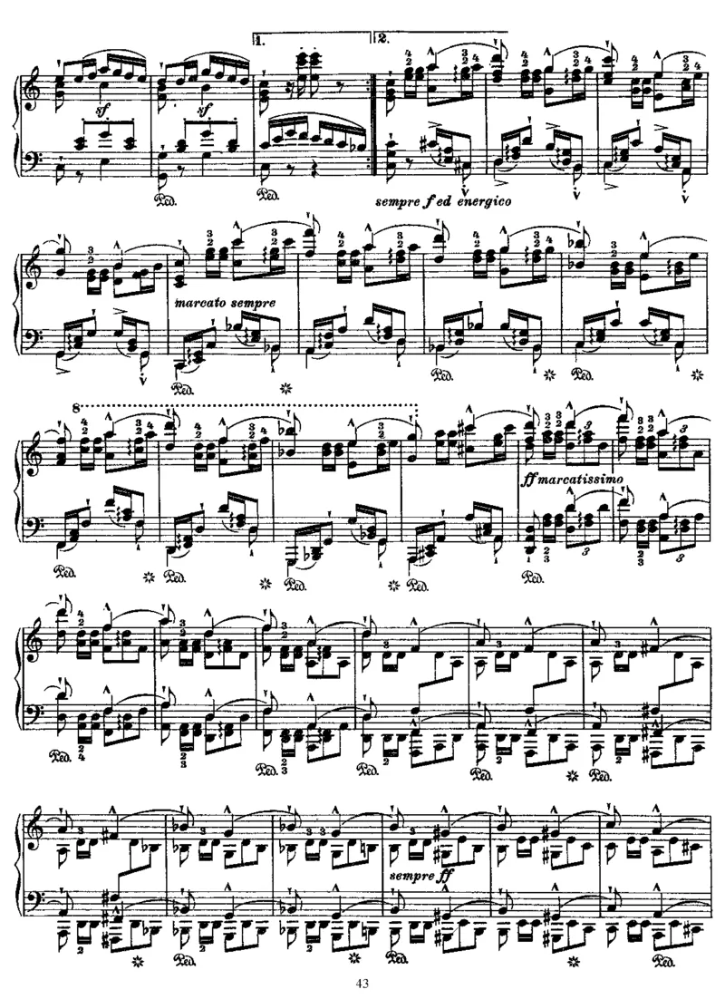 SymphonyNo7inA(Beethoven)_一万首著名钢琴曲谱哈农贝多芬合集视频教学电子版高清无水印可打印_1古典钢琴知名音乐家谱_李斯特钢琴谱全集_改编贝多芬