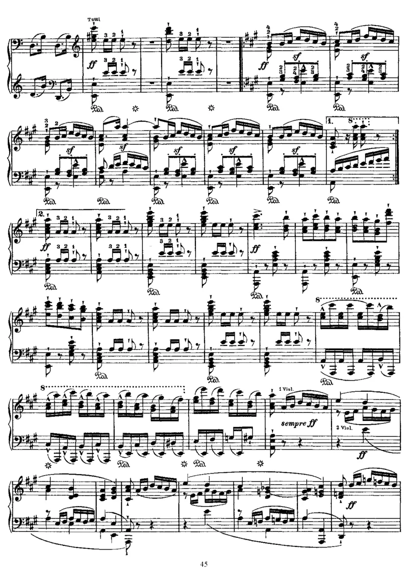 SymphonyNo7inA(Beethoven)_一万首著名钢琴曲谱哈农贝多芬合集视频教学电子版高清无水印可打印_1古典钢琴知名音乐家谱_李斯特钢琴谱全集_改编贝多芬