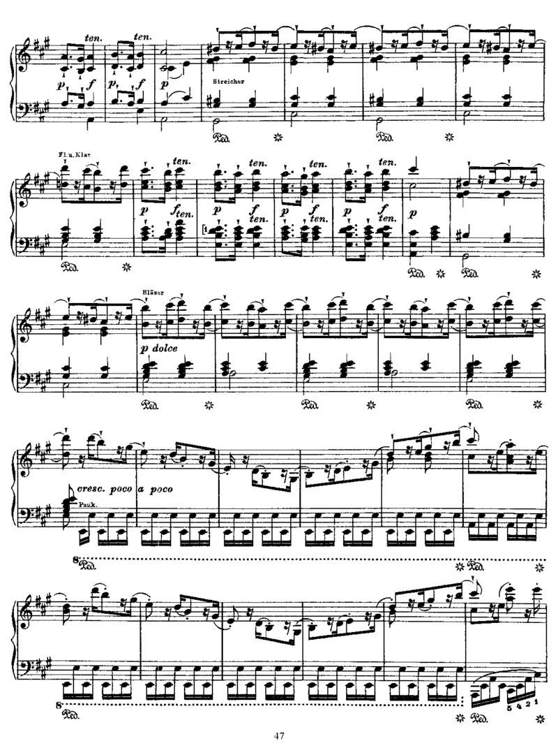 SymphonyNo7inA(Beethoven)_一万首著名钢琴曲谱哈农贝多芬合集视频教学电子版高清无水印可打印_1古典钢琴知名音乐家谱_李斯特钢琴谱全集_改编贝多芬