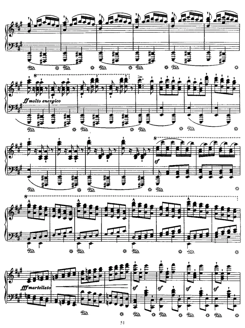 SymphonyNo7inA(Beethoven)_一万首著名钢琴曲谱哈农贝多芬合集视频教学电子版高清无水印可打印_1古典钢琴知名音乐家谱_李斯特钢琴谱全集_改编贝多芬