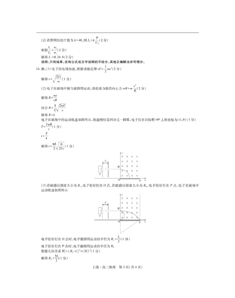 江西省上饶市六校2024-2025学年高二下学期第一次联合考试（5月）物理试卷（PDF版，含解析）_2024-2025高二（7-7月题库）_2025年6月试卷