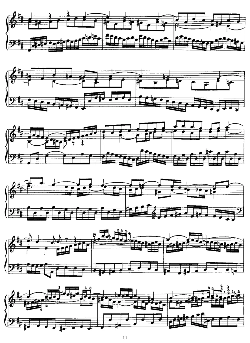 PreludeandFugueinb,BWV544(Bach)_一万首著名钢琴曲谱哈农贝多芬合集视频教学电子版高清无水印可打印_1古典钢琴知名音乐家谱_李斯特钢琴谱全集_改编巴赫