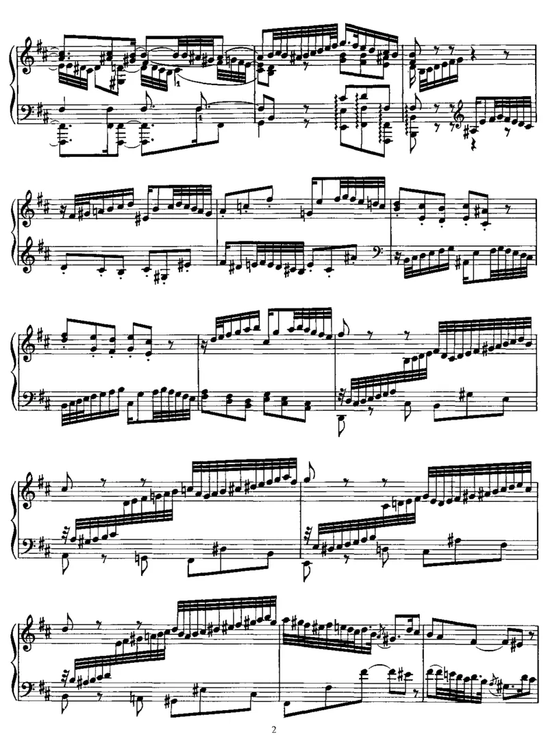 PreludeandFugueinb,BWV544(Bach)_一万首著名钢琴曲谱哈农贝多芬合集视频教学电子版高清无水印可打印_1古典钢琴知名音乐家谱_李斯特钢琴谱全集_改编巴赫