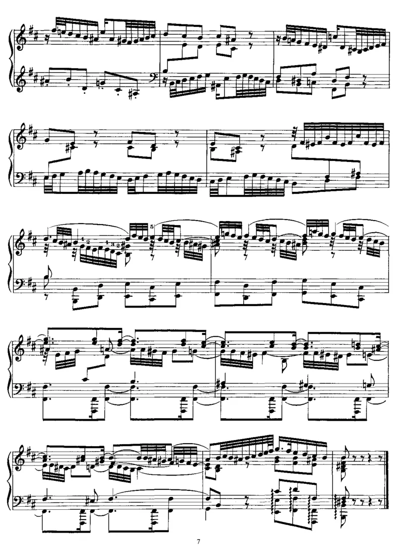 PreludeandFugueinb,BWV544(Bach)_一万首著名钢琴曲谱哈农贝多芬合集视频教学电子版高清无水印可打印_1古典钢琴知名音乐家谱_李斯特钢琴谱全集_改编巴赫