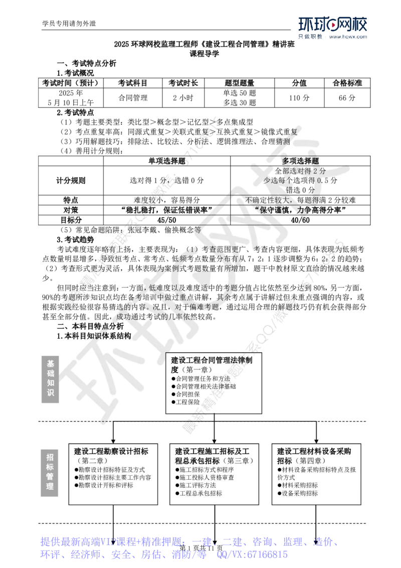 WM_01.导学及第一章第一节合同管理任务和方法_监理工程师_2025监理工程师_2025年监理工程师-各大机构_2025年监理-合同_机构1-HQ_01.精讲班-沈.磊_讲义