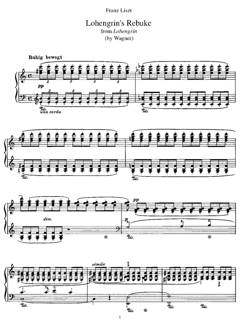 Lohengrin'sAdmonition(Wagner)_一万首著名钢琴曲谱哈农贝多芬合集视频教学电子版高清无水印可打印_1古典钢琴知名音乐家谱_李斯特钢琴谱全集_改编瓦格纳