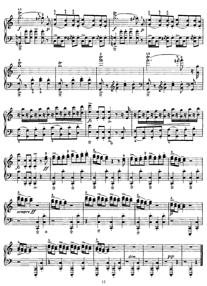 PeerGyntSuiteNo2,Op55_一万首著名钢琴曲谱哈农贝多芬合集视频教学电子版高清无水印可打印_1古典钢琴知名音乐家谱_格里格钢琴谱全集_皮尔金组曲