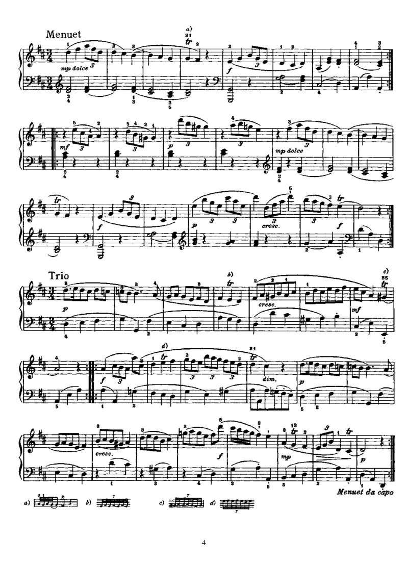 PianoSonataNo4inD_NoRestriction_一万首著名钢琴曲谱哈农贝多芬合集视频教学电子版高清无水印可打印_1古典钢琴知名音乐家谱_海顿钢琴谱全集_奏鸣曲