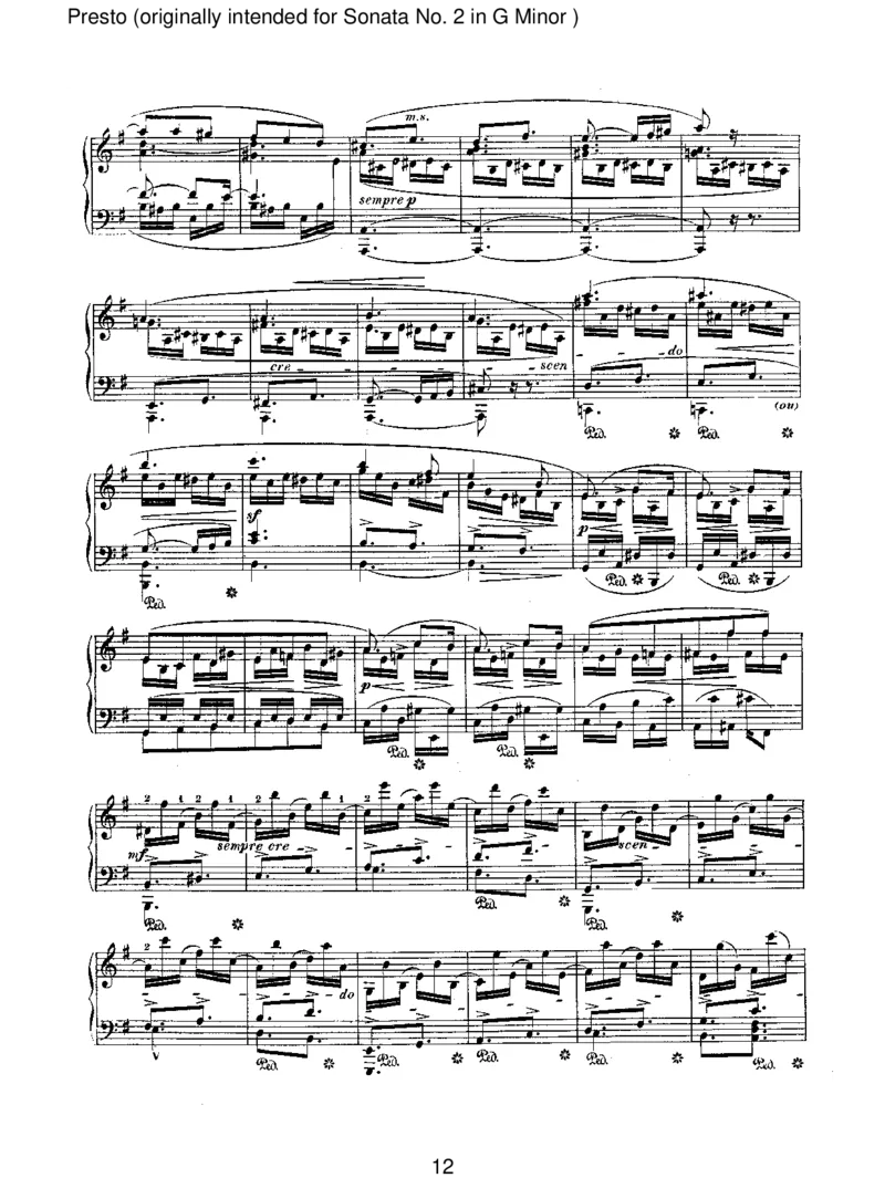 Presto(originallyintendedforSonataNo.2inGMinor)_一万首著名钢琴曲谱哈农贝多芬合集视频教学电子版高清无水印可打印_1古典钢琴知名音乐家谱_舒曼钢琴谱全集_RobertSchumann罗伯特&middot;舒曼(1810-1856)