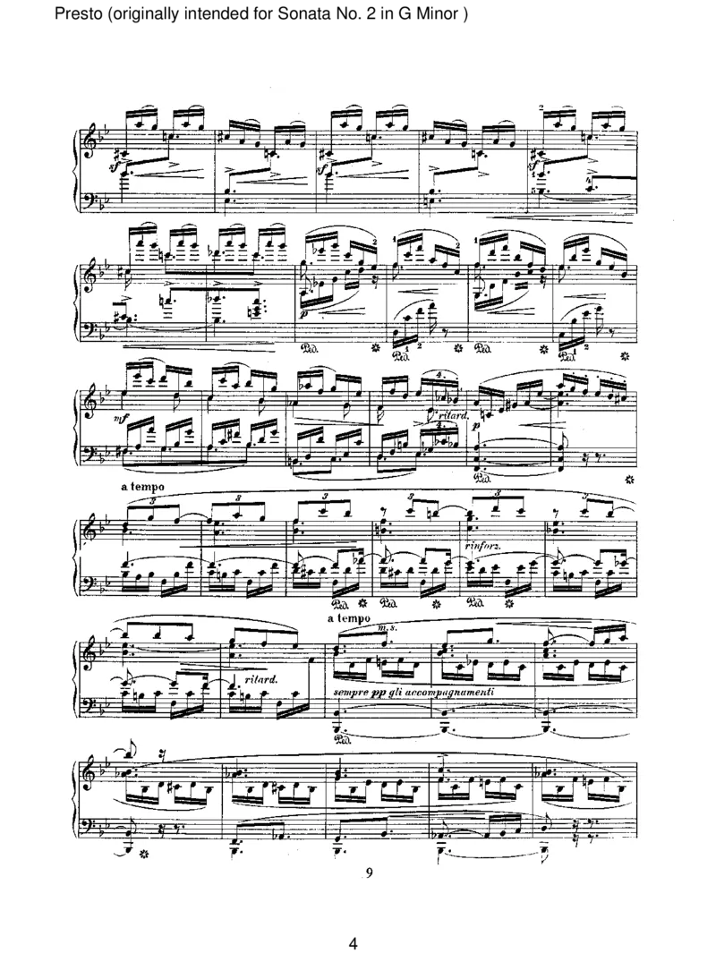 Presto(originallyintendedforSonataNo.2inGMinor)_一万首著名钢琴曲谱哈农贝多芬合集视频教学电子版高清无水印可打印_1古典钢琴知名音乐家谱_舒曼钢琴谱全集_RobertSchumann罗伯特&middot;舒曼(1810-1856)