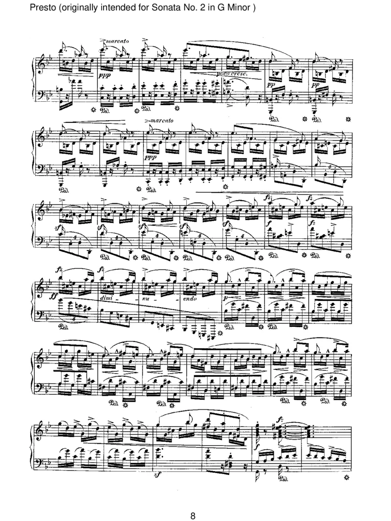 Presto(originallyintendedforSonataNo.2inGMinor)_一万首著名钢琴曲谱哈农贝多芬合集视频教学电子版高清无水印可打印_1古典钢琴知名音乐家谱_舒曼钢琴谱全集_RobertSchumann罗伯特&middot;舒曼(1810-1856)