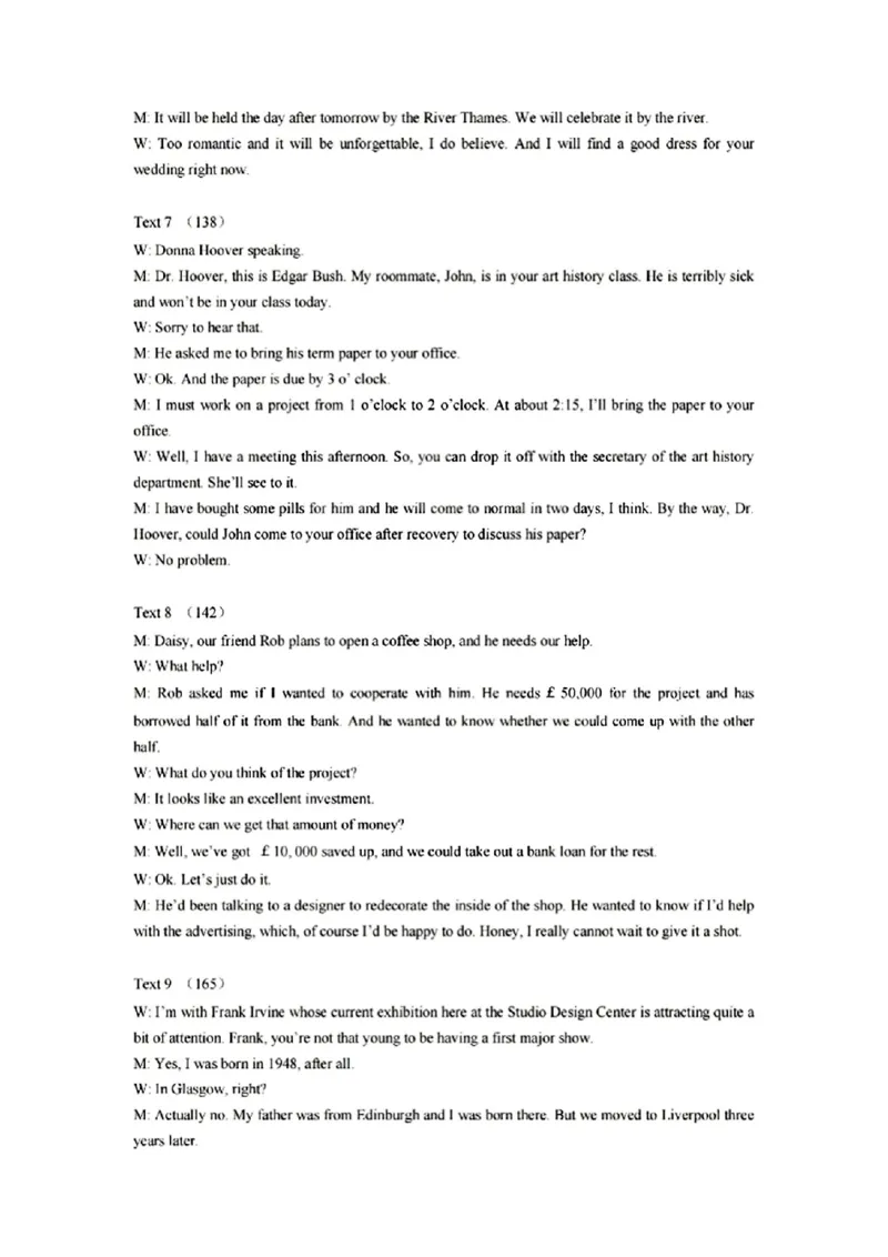 英语试卷答案_2024年5月_01按日期_25号_2024届湖北省武汉市高三五月模拟训练试题_湖北省武汉市2024届高三年级下学期五月模拟训练试题英语（含听力）