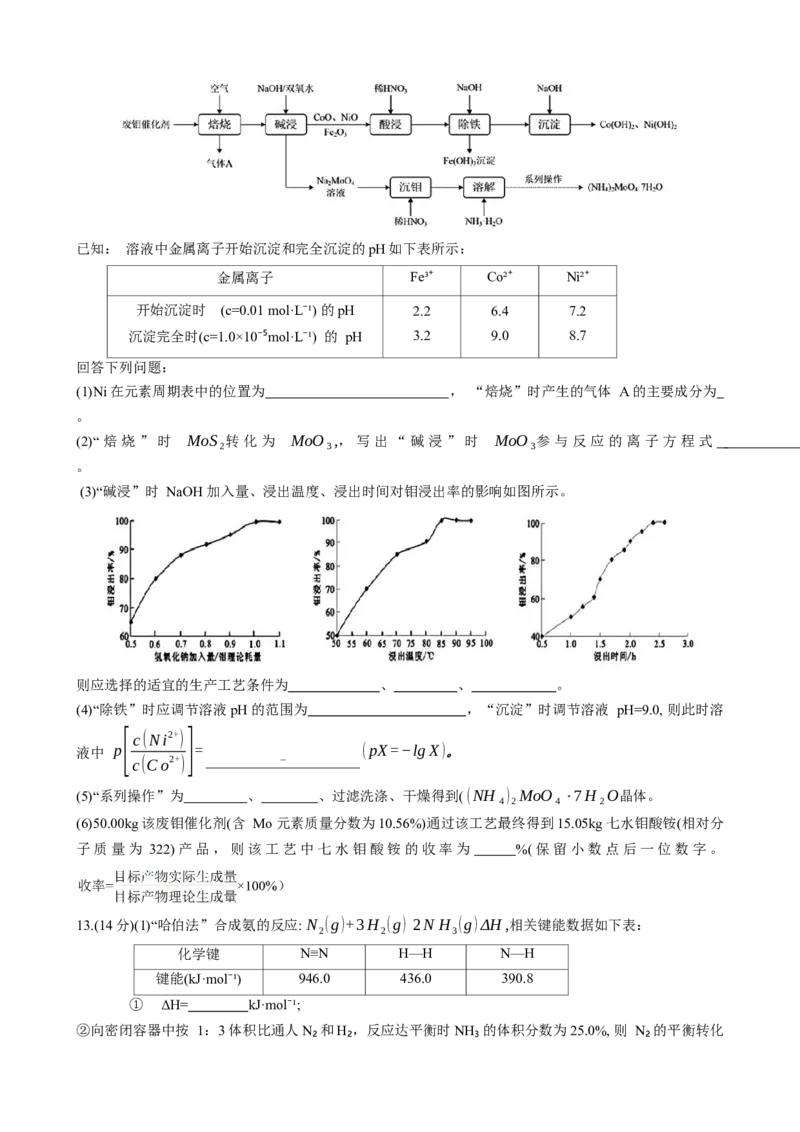 福建省莆田市一中2024届高三上学期期中考试化学(1)_2023年11月_01每日更新_29号_2024届福建省莆田市一中高三上学期期中考试