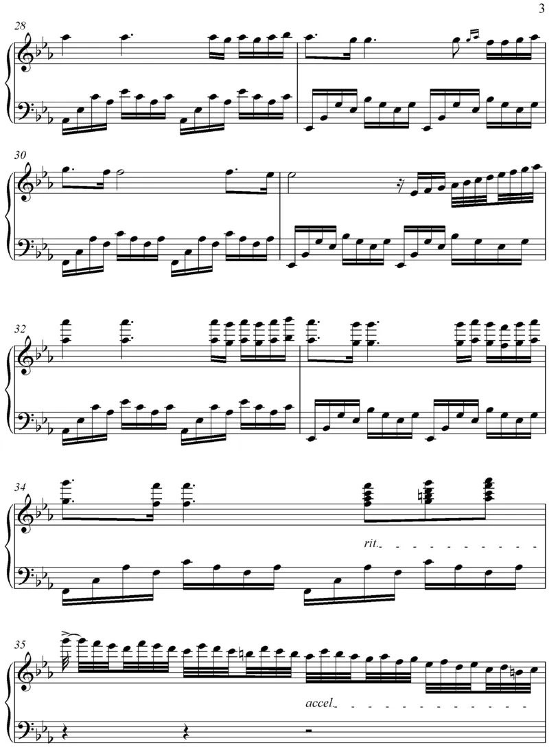 hana'seyes_一万首著名钢琴曲谱哈农贝多芬合集视频教学电子版高清无水印可打印_02现代钢琴谱合集_马克西姆钢琴谱全集