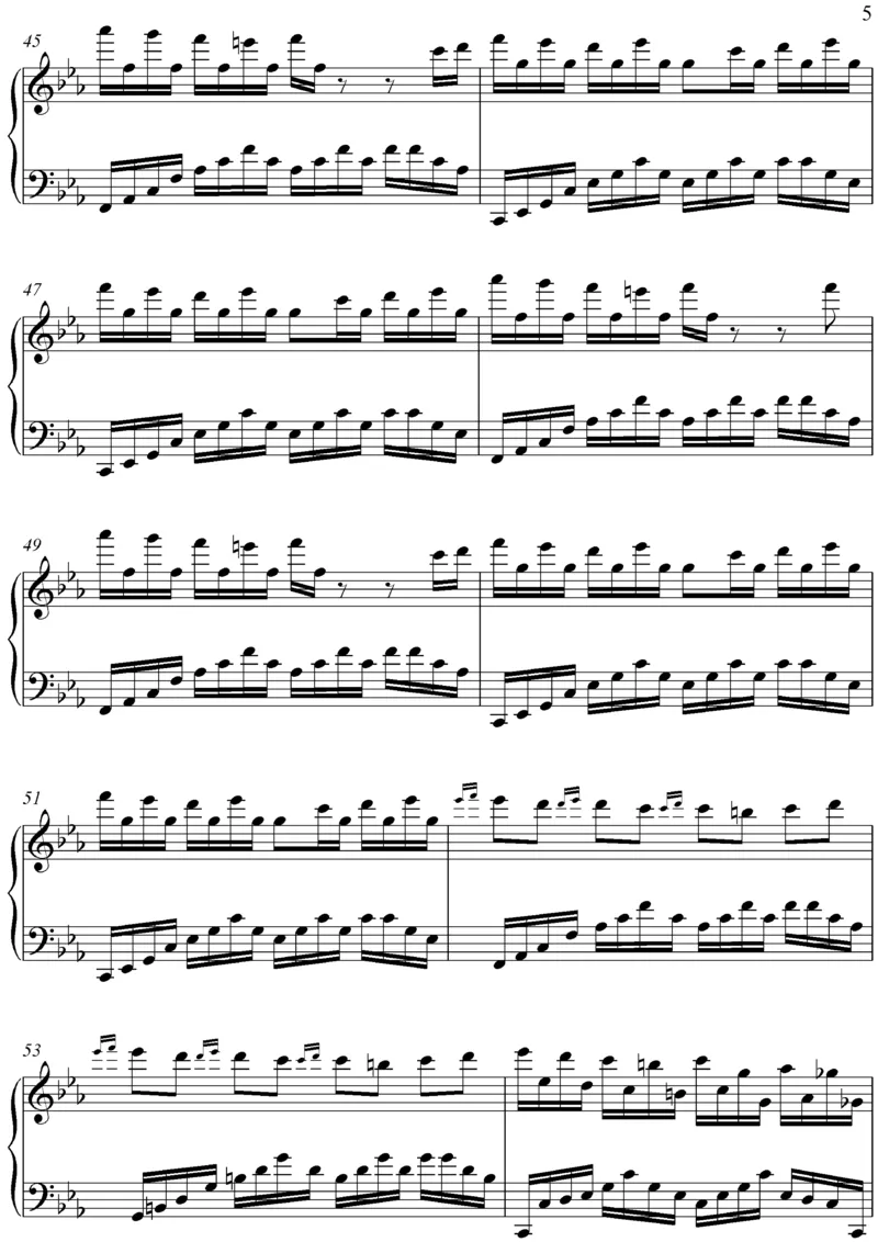 hana'seyes_一万首著名钢琴曲谱哈农贝多芬合集视频教学电子版高清无水印可打印_02现代钢琴谱合集_马克西姆钢琴谱全集