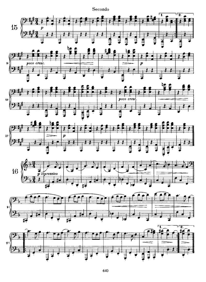 Waltzes,Op39(4Hands)_一万首著名钢琴曲谱哈农贝多芬合集视频教学电子版高清无水印可打印_1古典钢琴知名音乐家谱_勃拉姆斯钢琴谱全集_四手联弹