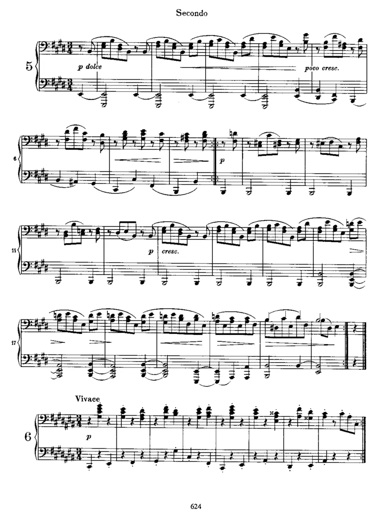 Waltzes,Op39(4Hands)_一万首著名钢琴曲谱哈农贝多芬合集视频教学电子版高清无水印可打印_1古典钢琴知名音乐家谱_勃拉姆斯钢琴谱全集_四手联弹