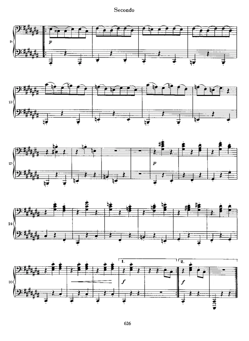 Waltzes,Op39(4Hands)_一万首著名钢琴曲谱哈农贝多芬合集视频教学电子版高清无水印可打印_1古典钢琴知名音乐家谱_勃拉姆斯钢琴谱全集_四手联弹