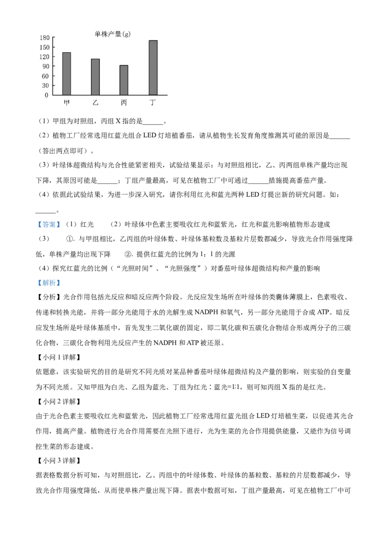 安徽省黄山市2023-2024学年高二下学期7月期末考试生物Word版含解析_2024-2025高三（6-6月题库）_2024年07月试卷_240715安徽省黄山市2023-2024学年高二下学期7月期末考试