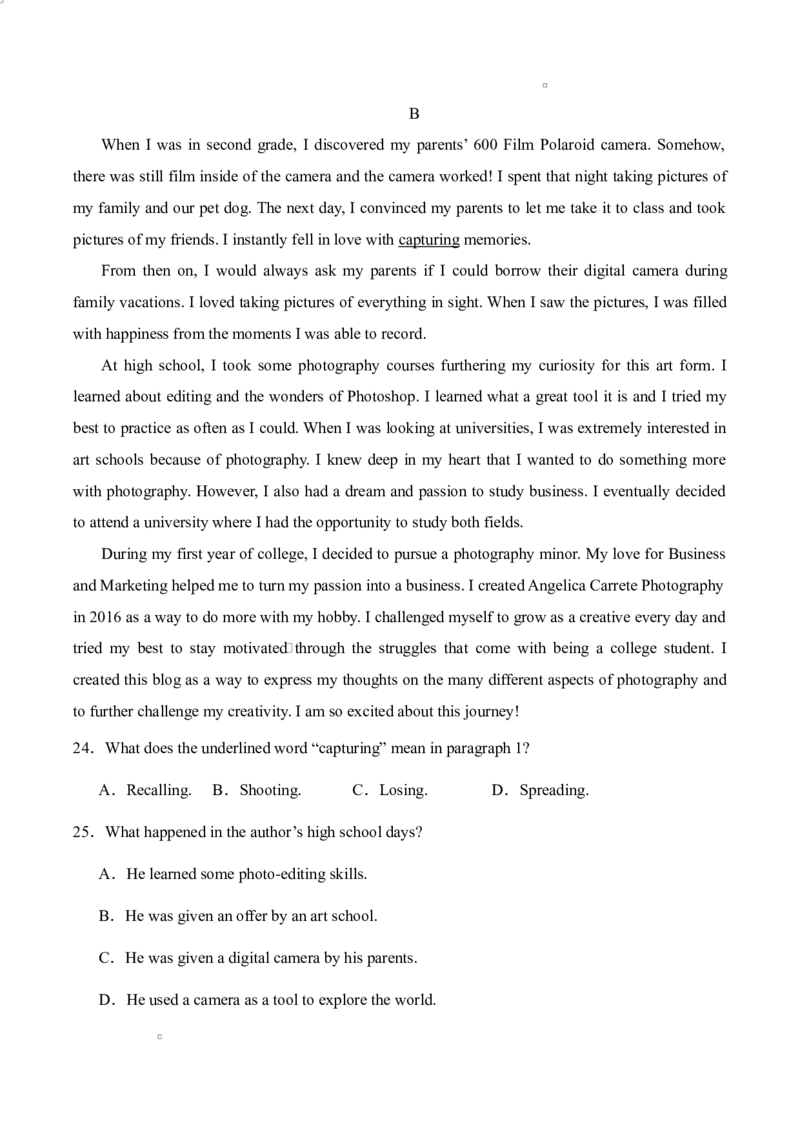 河北省邯郸市大名县大名县第一中学2024-2025学年高二下学期开学考英语试题_2024-2025高二（7-7月题库）_2025年03月试卷