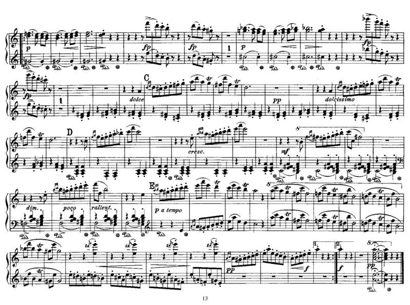 PeerGyntSuiteNo1,Op46(4Hands)_一万首著名钢琴曲谱哈农贝多芬合集视频教学电子版高清无水印可打印_1古典钢琴知名音乐家谱_格里格钢琴谱全集_四手联弹