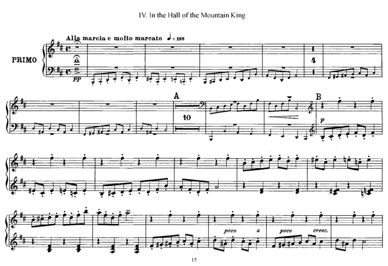 PeerGyntSuiteNo1,Op46(4Hands)_一万首著名钢琴曲谱哈农贝多芬合集视频教学电子版高清无水印可打印_1古典钢琴知名音乐家谱_格里格钢琴谱全集_四手联弹