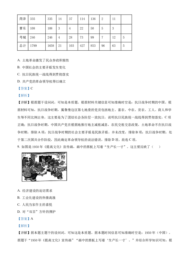 广西壮族自治区百色市2024-2025学年高二上学期期末考试历史试题Word版含解析_2024-2025高二（7-7月题库）_2025年03月试卷_0308广西壮族自治区百色市2024-2025学年高二上学期1月期末考试