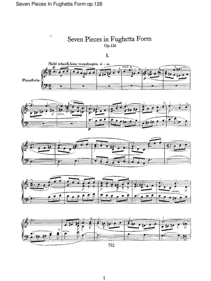SevenPiecesInFughettaFormop.126_一万首著名钢琴曲谱哈农贝多芬合集视频教学电子版高清无水印可打印_1古典钢琴知名音乐家谱_舒曼钢琴谱全集_RobertSchumann罗伯特&middot;舒曼(1810-1856)