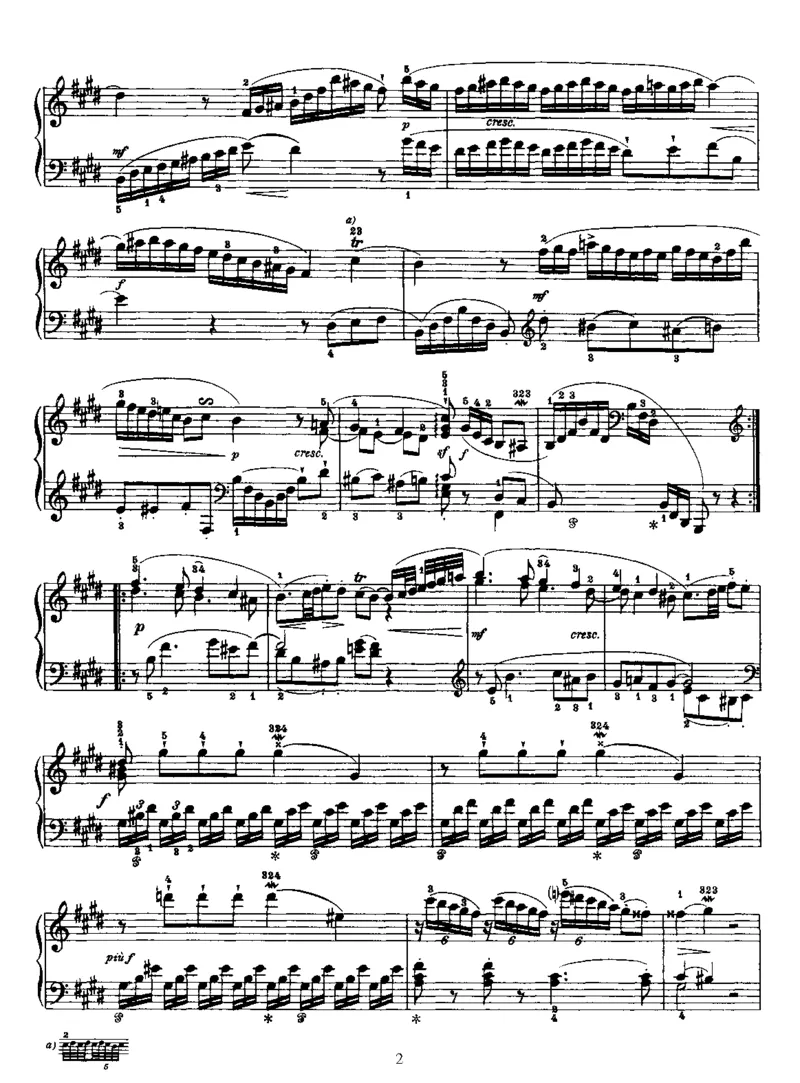 PianoSonataNo31inE_NoRestriction_一万首著名钢琴曲谱哈农贝多芬合集视频教学电子版高清无水印可打印_1古典钢琴知名音乐家谱_海顿钢琴谱全集_奏鸣曲