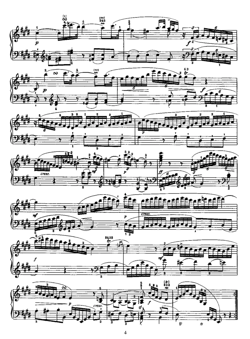 PianoSonataNo31inE_NoRestriction_一万首著名钢琴曲谱哈农贝多芬合集视频教学电子版高清无水印可打印_1古典钢琴知名音乐家谱_海顿钢琴谱全集_奏鸣曲