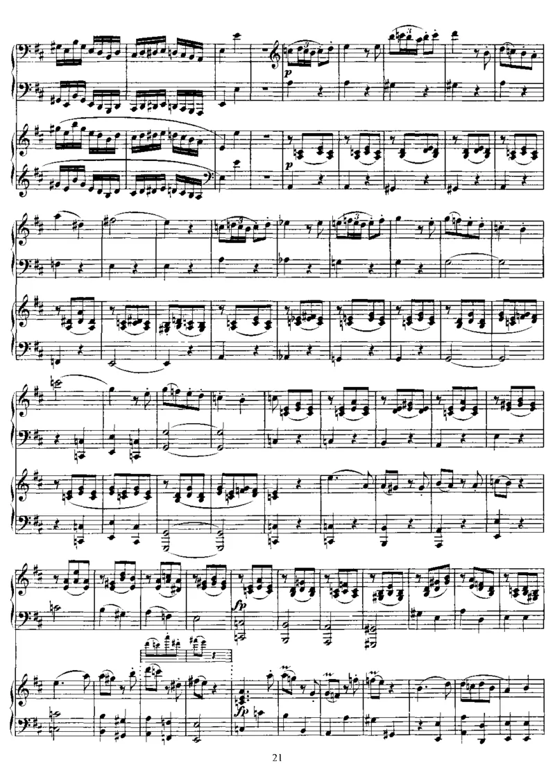 Sonatafor2PianosinD,K448(2Piano)_一万首著名钢琴曲谱哈农贝多芬合集视频教学电子版高清无水印可打印_1古典钢琴知名音乐家谱_莫扎特钢琴谱全集_0312095926_双钢琴作品