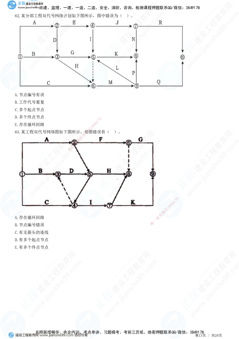 JG-土建控制-进度高阶习题-李娜_监理工程师_2025监理工程师_2025年监理工程师SVIP_2025年监理土建控制SVIP_05-考前密训✿央企特训✿机构普押_06-控制《高阶习题》JG