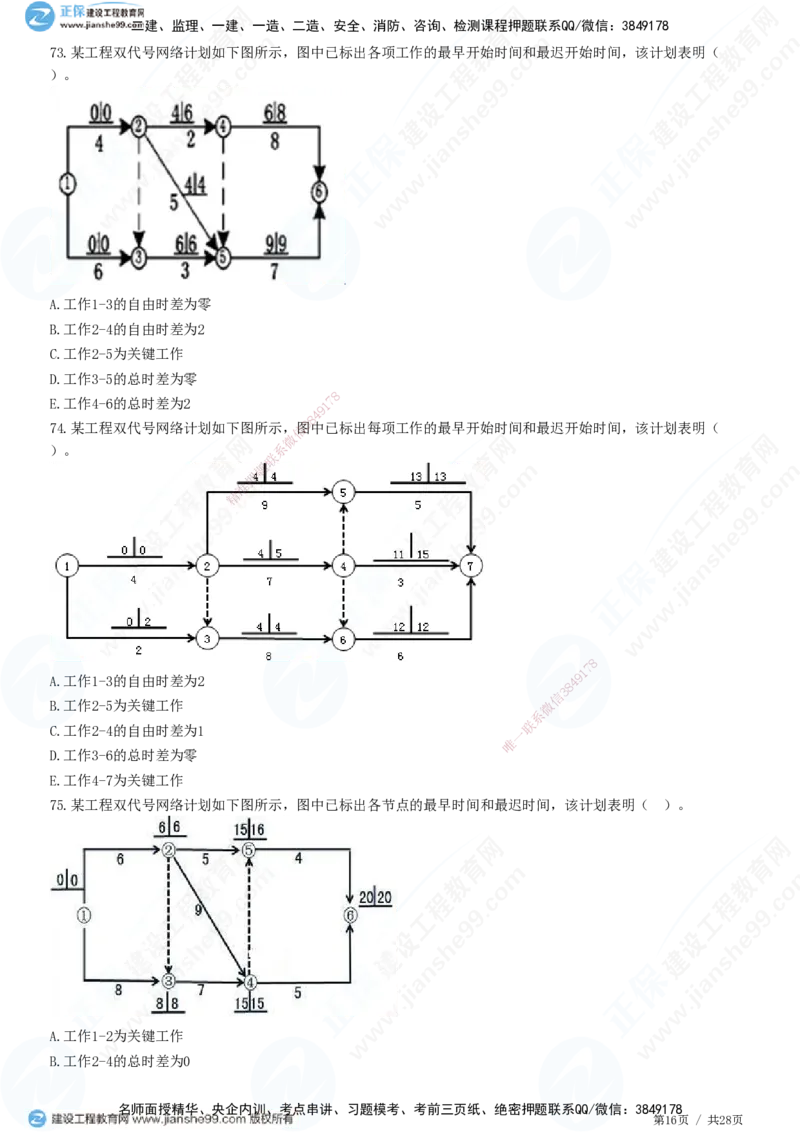 JG-土建控制-进度高阶习题-李娜_监理工程师_2025监理工程师_2025年监理工程师SVIP_2025年监理土建控制SVIP_05-考前密训✿央企特训✿机构普押_06-控制《高阶习题》JG