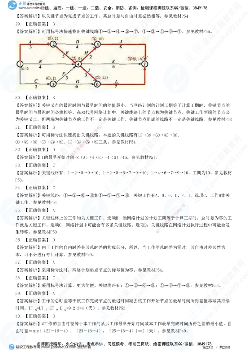 JG-土建控制-进度高阶习题-李娜_监理工程师_2025监理工程师_2025年监理工程师SVIP_2025年监理土建控制SVIP_05-考前密训✿央企特训✿机构普押_06-控制《高阶习题》JG