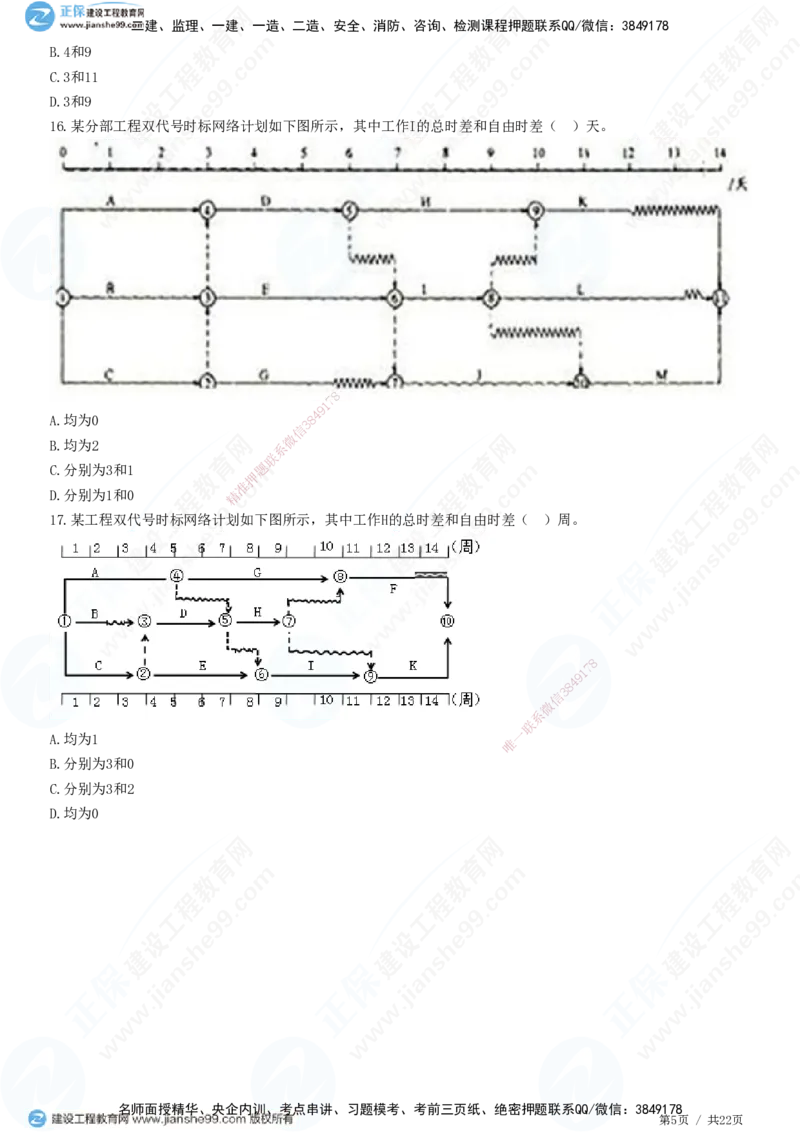 JG-土建控制-进度高阶习题-李娜_监理工程师_2025监理工程师_2025年监理工程师SVIP_2025年监理土建控制SVIP_05-考前密训✿央企特训✿机构普押_06-控制《高阶习题》JG