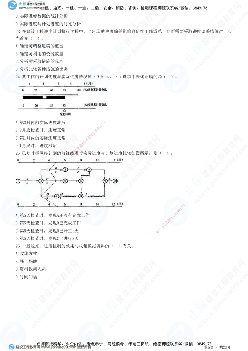 JG-土建控制-进度高阶习题-李娜_监理工程师_2025监理工程师_2025年监理工程师SVIP_2025年监理土建控制SVIP_05-考前密训✿央企特训✿机构普押_06-控制《高阶习题》JG