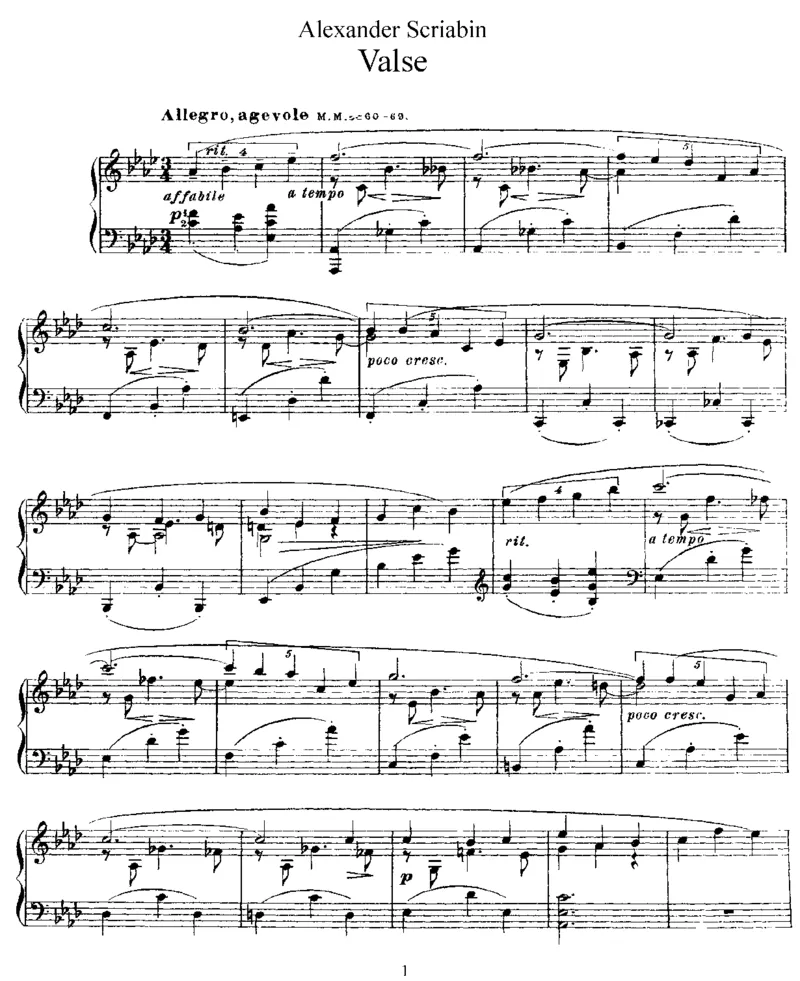 Valse,Op38_一万首著名钢琴曲谱哈农贝多芬合集视频教学电子版高清无水印可打印_1古典钢琴知名音乐家谱_斯克里亚宾钢琴谱全集_圆舞曲