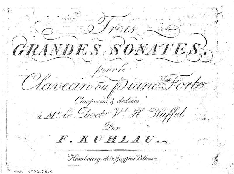 Kuhlau_3_Piano_Sonatas_Op6a_一万首著名钢琴曲谱哈农贝多芬合集视频教学电子版高清无水印可打印_1古典钢琴知名音乐家谱_库劳钢琴谱全集_.奏鸣曲集