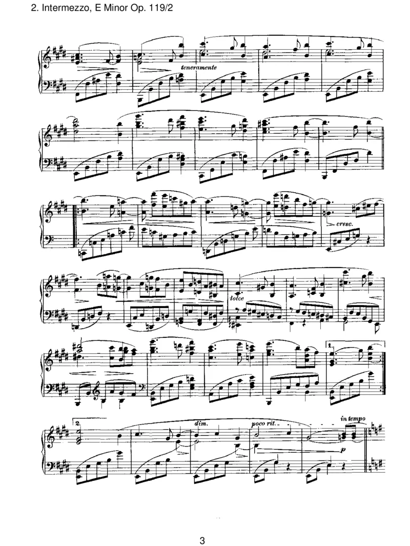 Intermezzo,EMinorOp.119_2_一万首著名钢琴曲谱哈农贝多芬合集视频教学电子版高清无水印可打印_1古典钢琴知名音乐家谱_勃拉姆斯钢琴谱全集_III.ShorterWorks_FourPianoPiecesOp.119