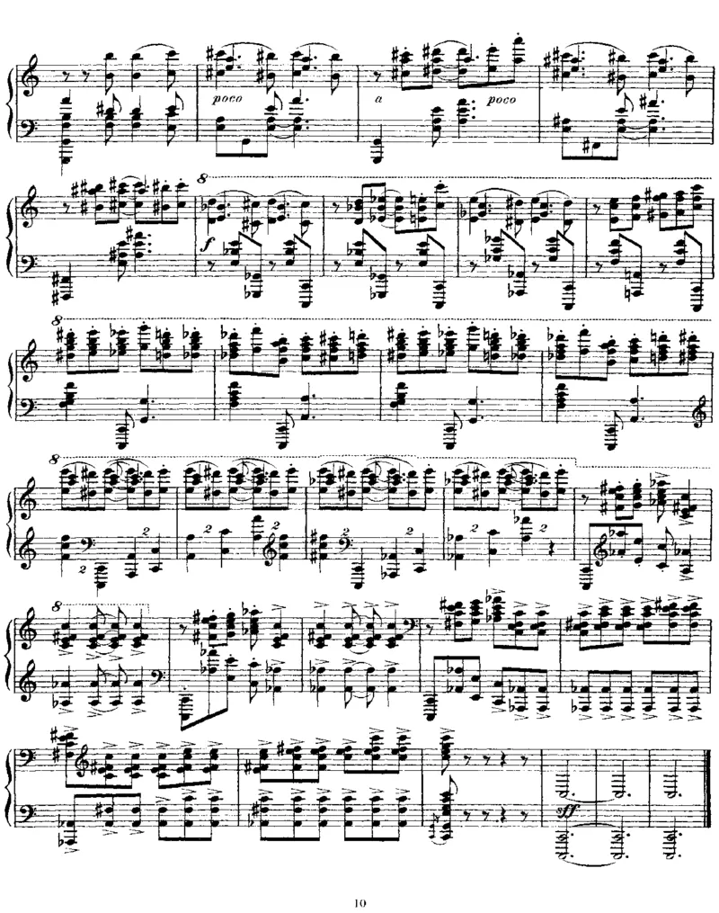 PoemeSatanique,Op36_一万首著名钢琴曲谱哈农贝多芬合集视频教学电子版高清无水印可打印_1古典钢琴知名音乐家谱_斯克里亚宾钢琴谱全集_Poemes