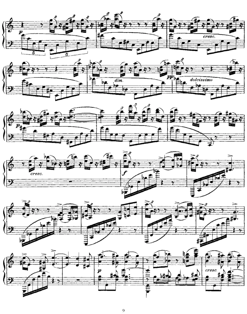 PoemeSatanique,Op36_一万首著名钢琴曲谱哈农贝多芬合集视频教学电子版高清无水印可打印_1古典钢琴知名音乐家谱_斯克里亚宾钢琴谱全集_Poemes