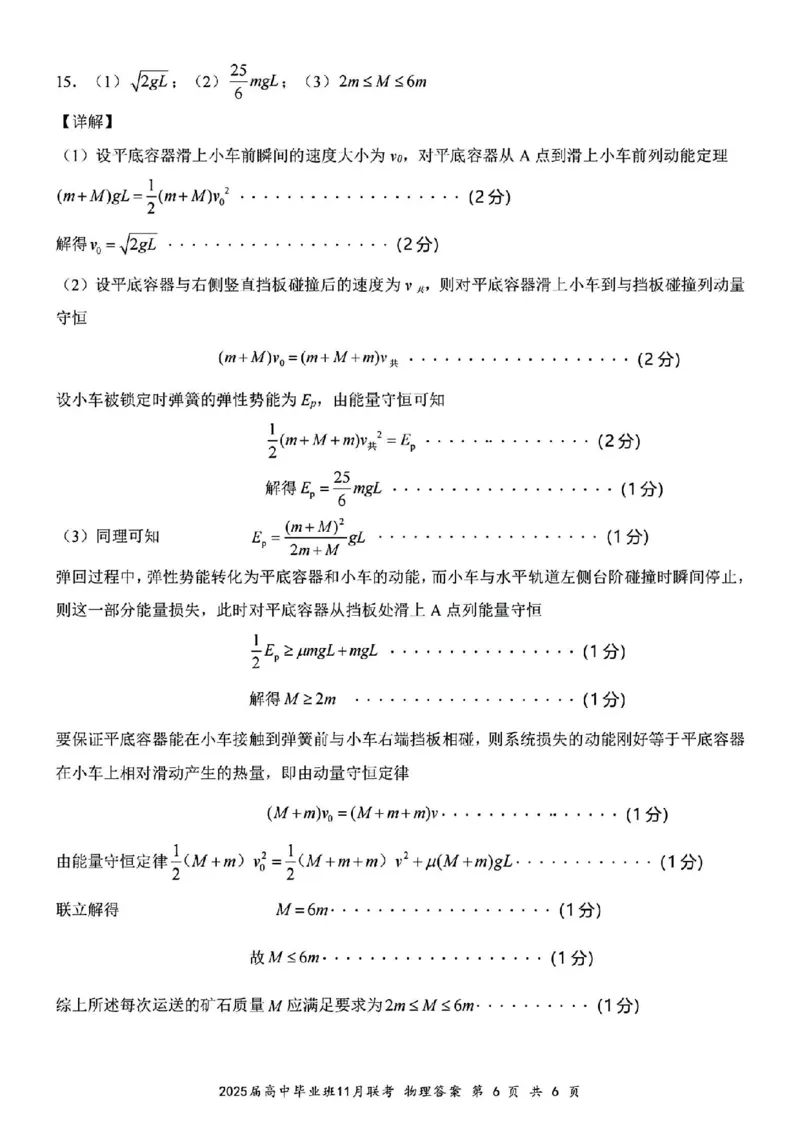 广西新课程教研联盟2025届高三毕业班11月联考物理+答案_2024-2025高三（6-6月题库）_2024年12月试卷_1206广西新课程教研联盟2025届高三毕业班11月联考