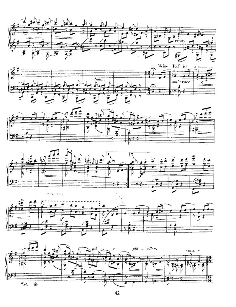 Schumann-Intermezzi,Op.4_一万首著名钢琴曲谱哈农贝多芬合集视频教学电子版高清无水印可打印_1古典钢琴知名音乐家谱_舒曼钢琴谱全集_WORKS
