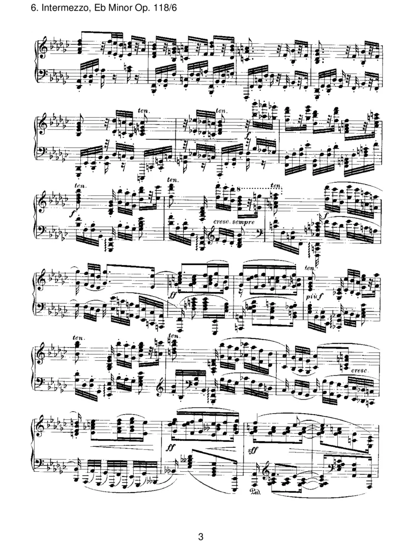 Intermezzo,EbMinorOp.118_6_一万首著名钢琴曲谱哈农贝多芬合集视频教学电子版高清无水印可打印_1古典钢琴知名音乐家谱_勃拉姆斯钢琴谱全集_III.ShorterWorks_SixPianoPiecesOp.118